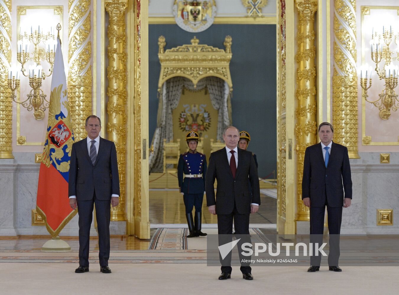 Ceremony of presenting credentials to Russian President Vladimir Putin