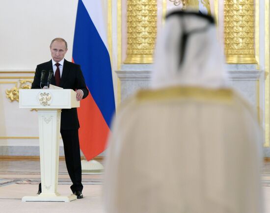 Ceremony of presenting credentials to Russian President Vladimir Putin