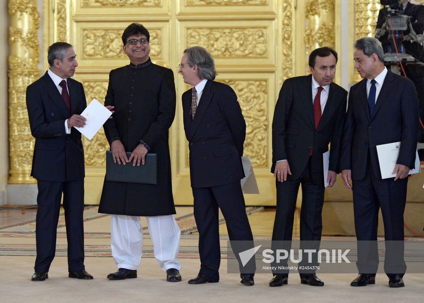 Ceremony of presenting credentials to Russian President Vladimir Putin