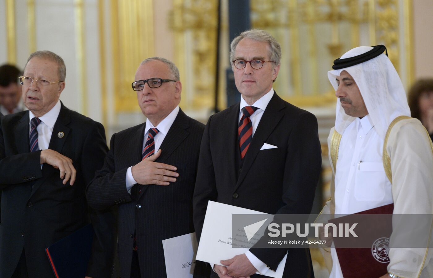 Ceremony of presenting credentials to Russian President Vladimir Putin