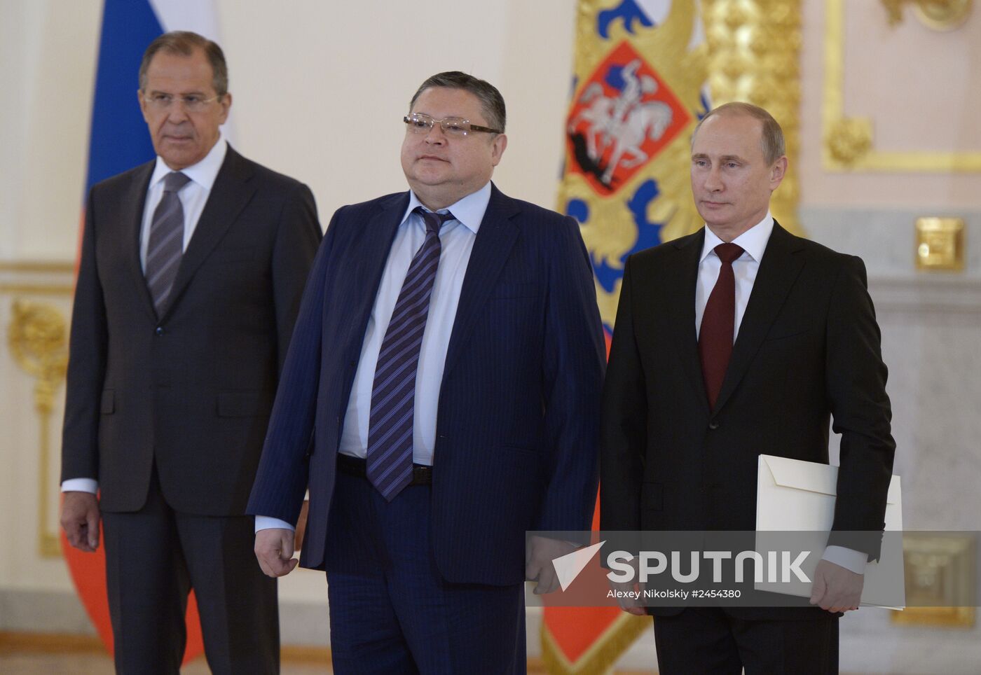 Ceremony of presenting credentials to Russian President Vladimir Putin