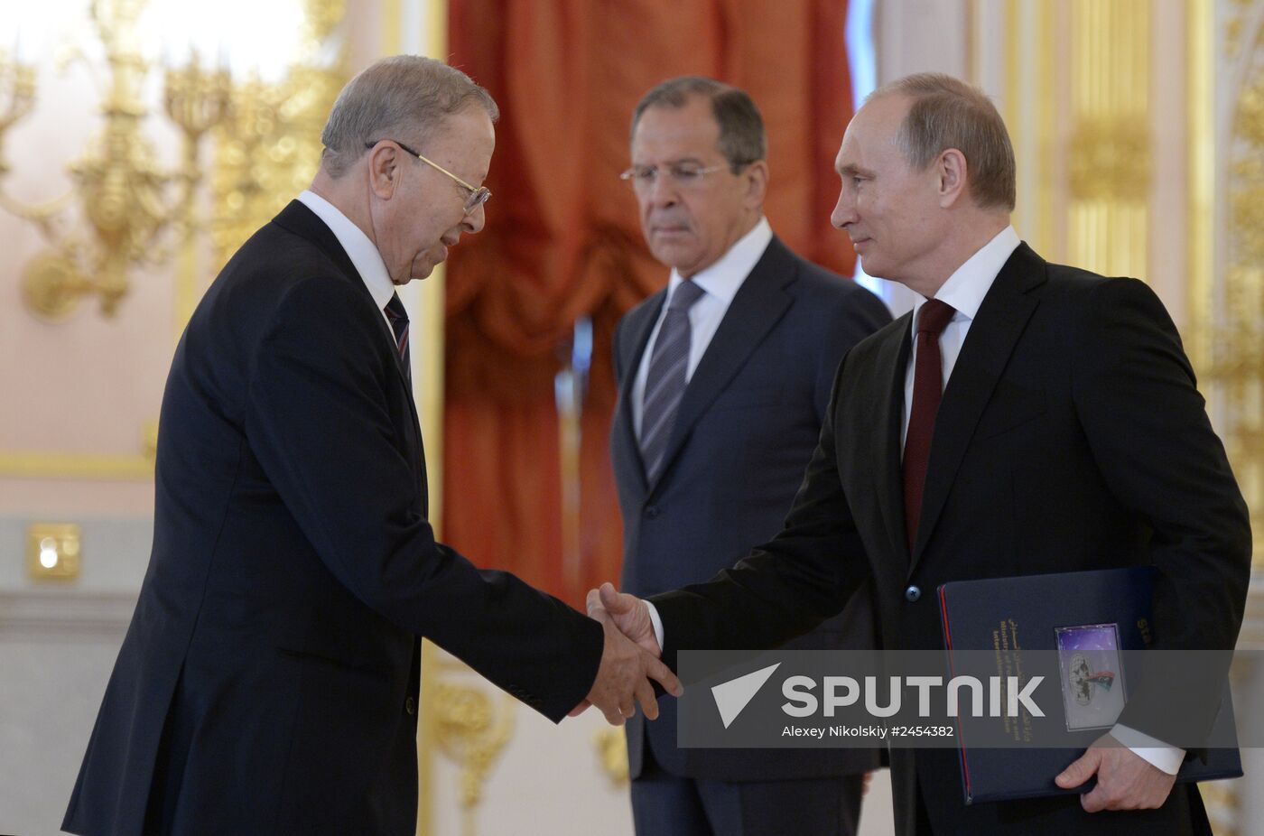 Ceremony of presenting credentials to Russian President Vladimir Putin