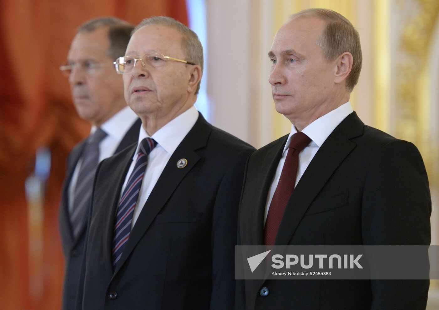 Ceremony of presenting credentials to Russian President Vladimir Putin