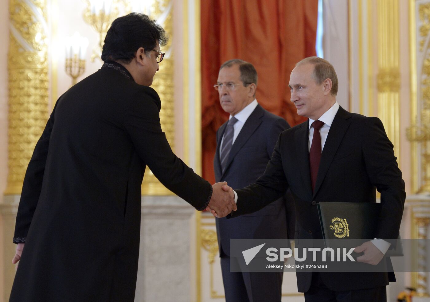 Ceremony of presenting credentials to Russian President Vladimir Putin