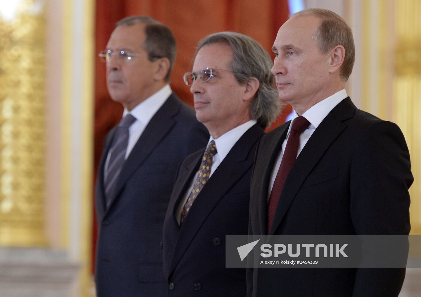 Ceremony of presenting credentials to Russian President Vladimir Putin