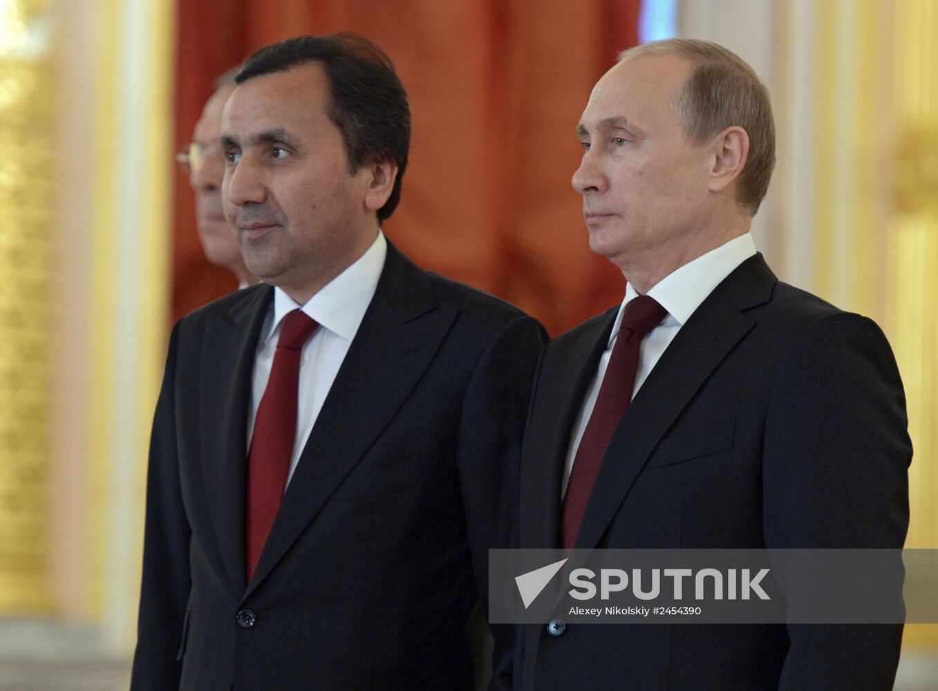 Ceremony of presenting credentials to Russian President Vladimir Putin