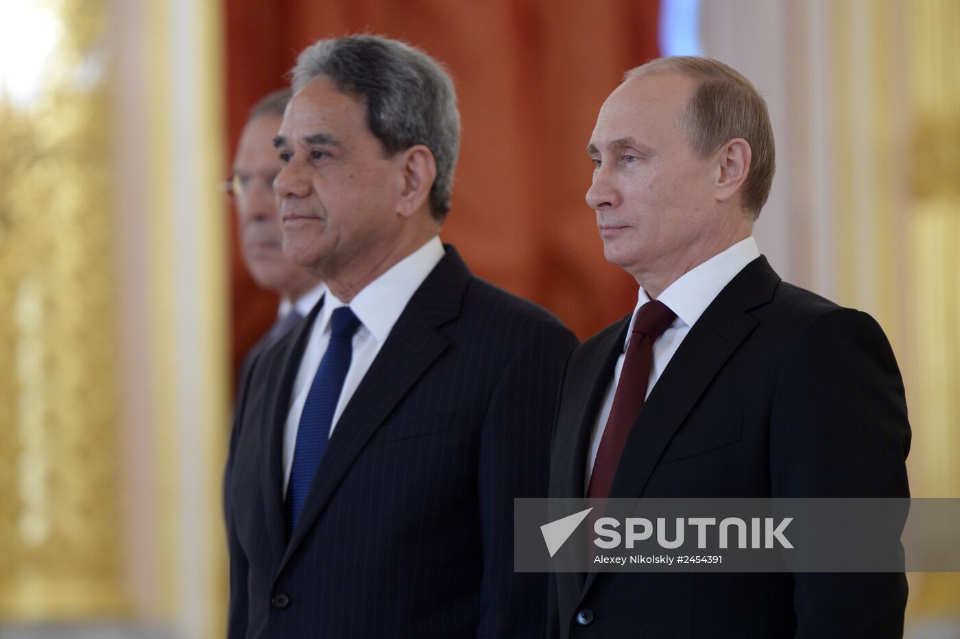 Ceremony of presenting credentials to Russian President Vladimir Putin