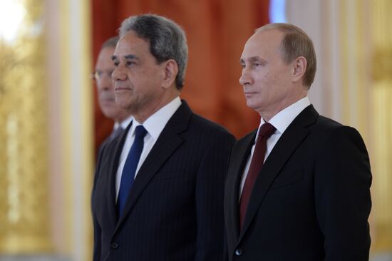 Ceremony of presenting credentials to Russian President Vladimir Putin