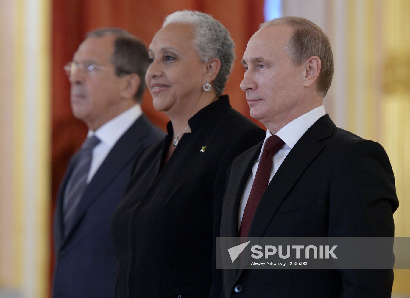 Ceremony of presenting credentials to Russian President Vladimir Putin