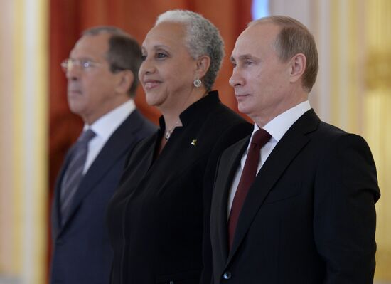 Ceremony of presenting credentials to Russian President Vladimir Putin