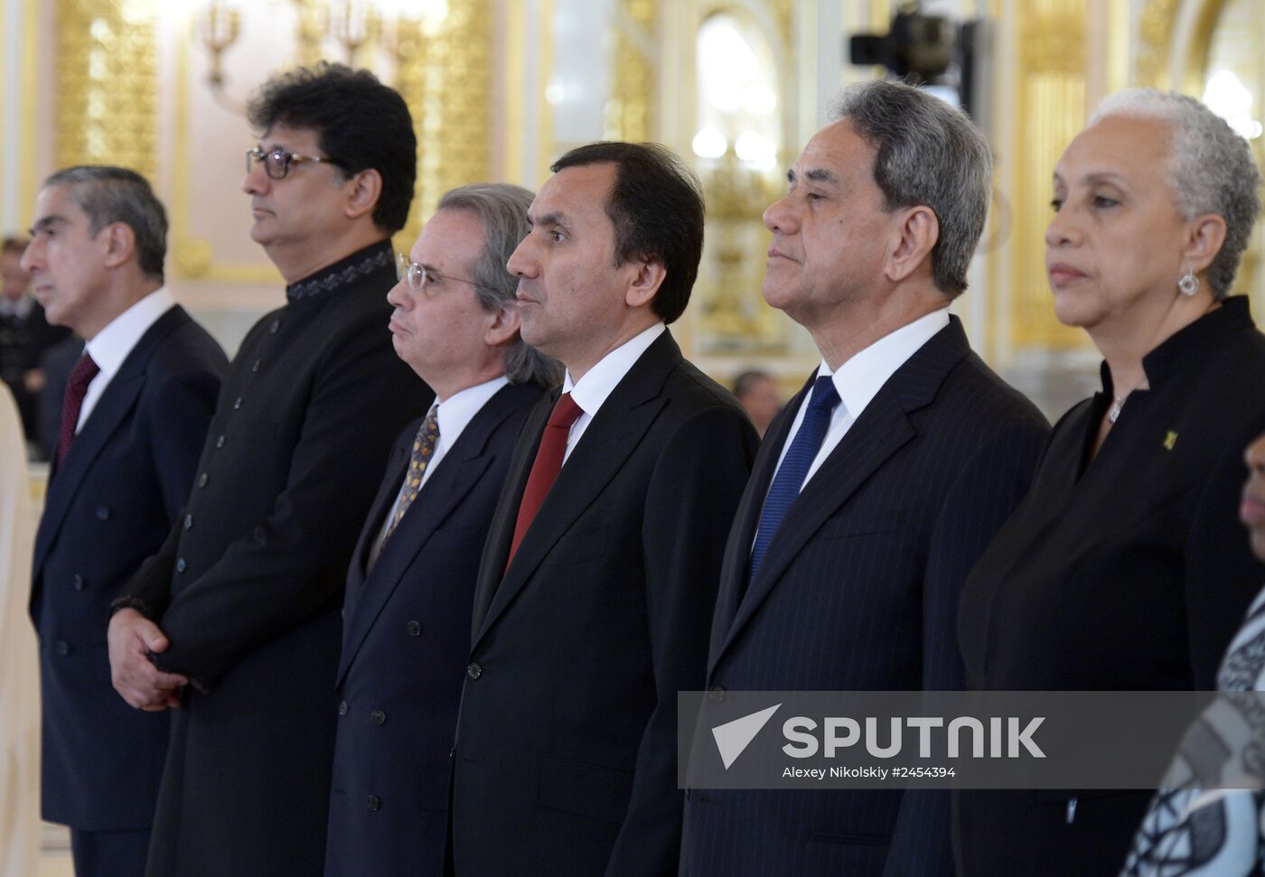 Ceremony of presenting credentials to Russian President Vladimir Putin