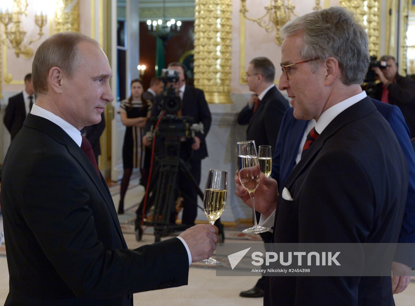 Ceremony of presenting credentials to Russian President Vladimir Putin