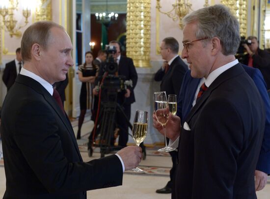 Ceremony of presenting credentials to Russian President Vladimir Putin