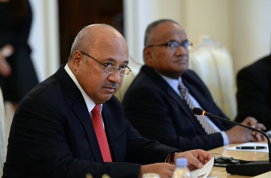 Sergey Lavrov meets with Fiji's Foreign Minister Ratu Inoke Kubuabola