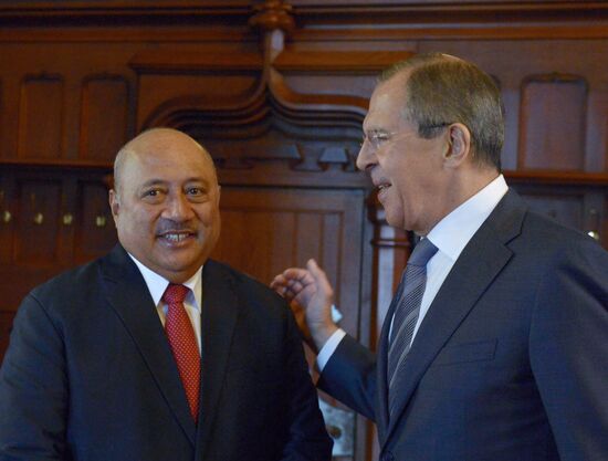 Sergey Lavrov meets with Fiji's Foreign Minister Ratu Inoke Kubuabola