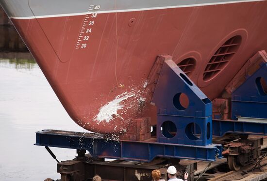 The Alexander Obukhov minesweeper lead ship floated out