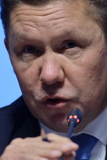 Annual Gazprom shareholders meeting in Moscow