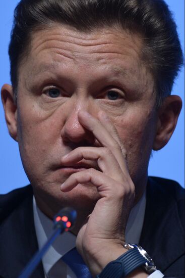 Annual Gazprom shareholders meeting in Moscow