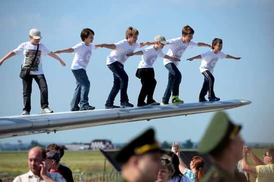 The Wings of Parma aviation festival in Perm