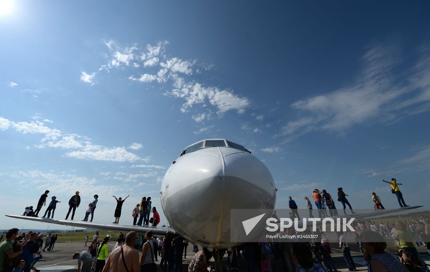 The Wings of Parma aviation festival in Perm