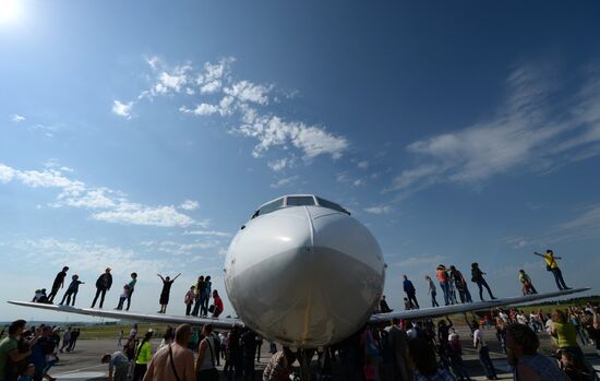 The Wings of Parma aviation festival in Perm