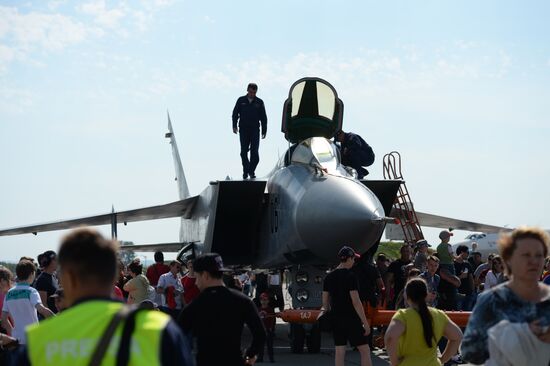 The Wings of Parma aviation festival in Perm