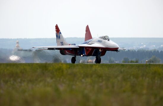 The Wings of Parma aviation festival in Perm
