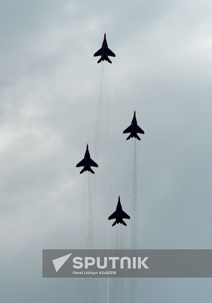 The Wings of Parma aviation festival in Perm