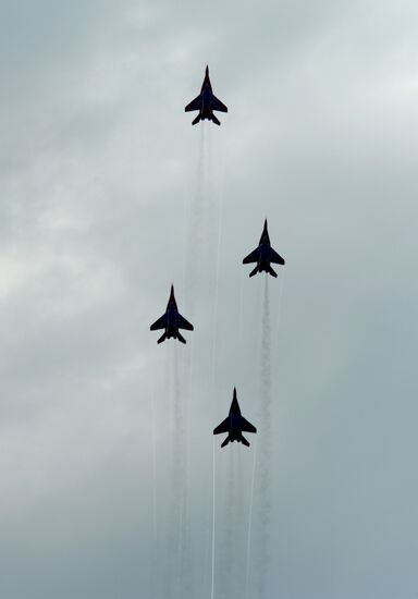 The Wings of Parma aviation festival in Perm