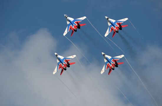 The Wings of Parma aviation festival in Perm