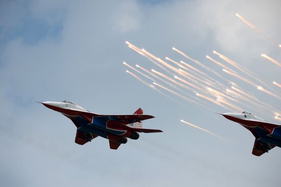 The Wings of Parma aviation festival in Perm