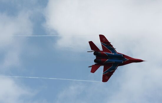 The Wings of Parma aviation festival in Perm
