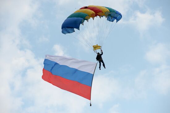 The Wings of Parma aviation festival in Perm