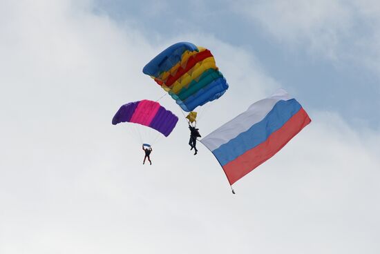 The Wings of Parma aviation festival in Perm