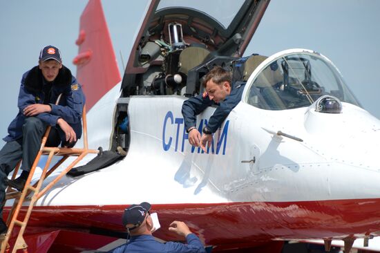 The Wings of Parma aviation festival in Perm
