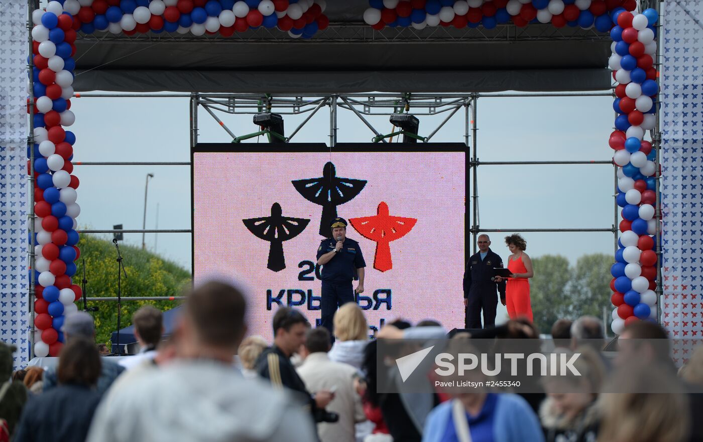 The Wings of Parma aviation festival in Perm