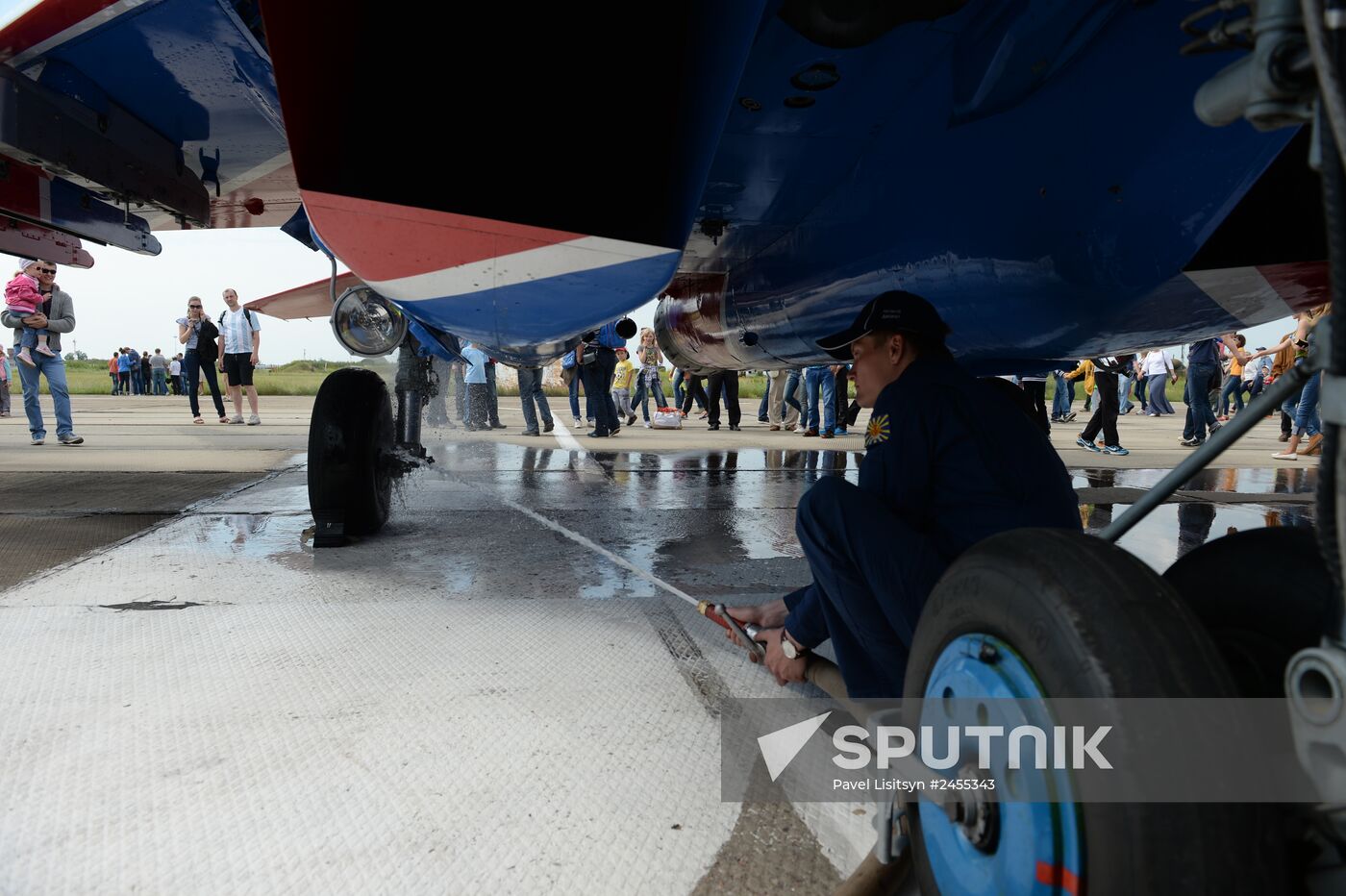 The Wings of Parma aviation festival in Perm