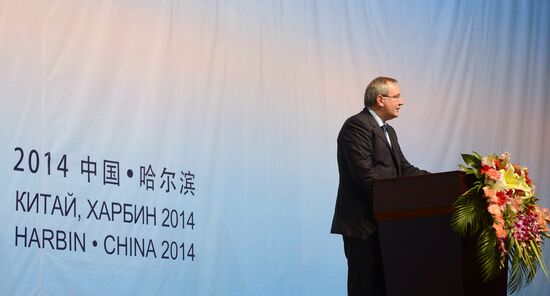 Dmitry Rogozin takes part in first Russian-Chinese Expo in Harbin