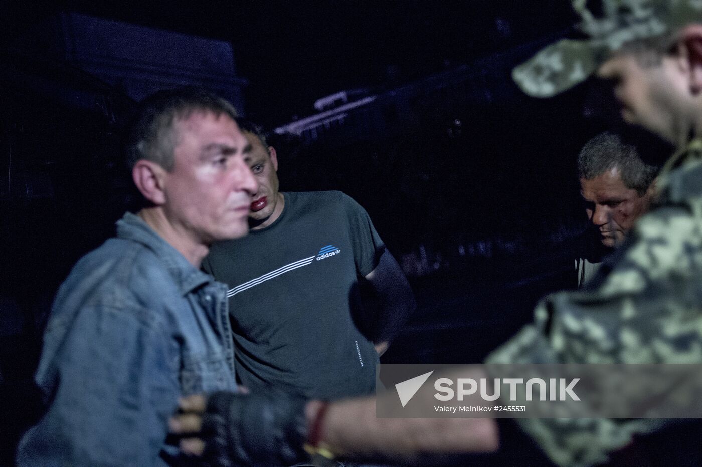 Rapid response unit of people's militia in Lugansk