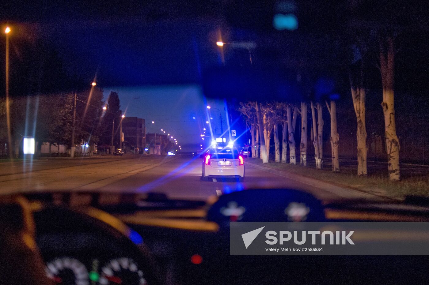 Rapid response unit of people's militia in Lugansk