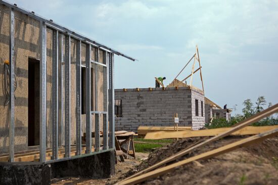 Building new houses for Amur Region flood