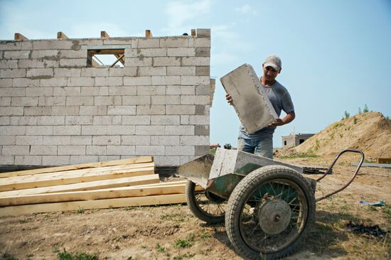 Houses built for flood victims in Amur Region