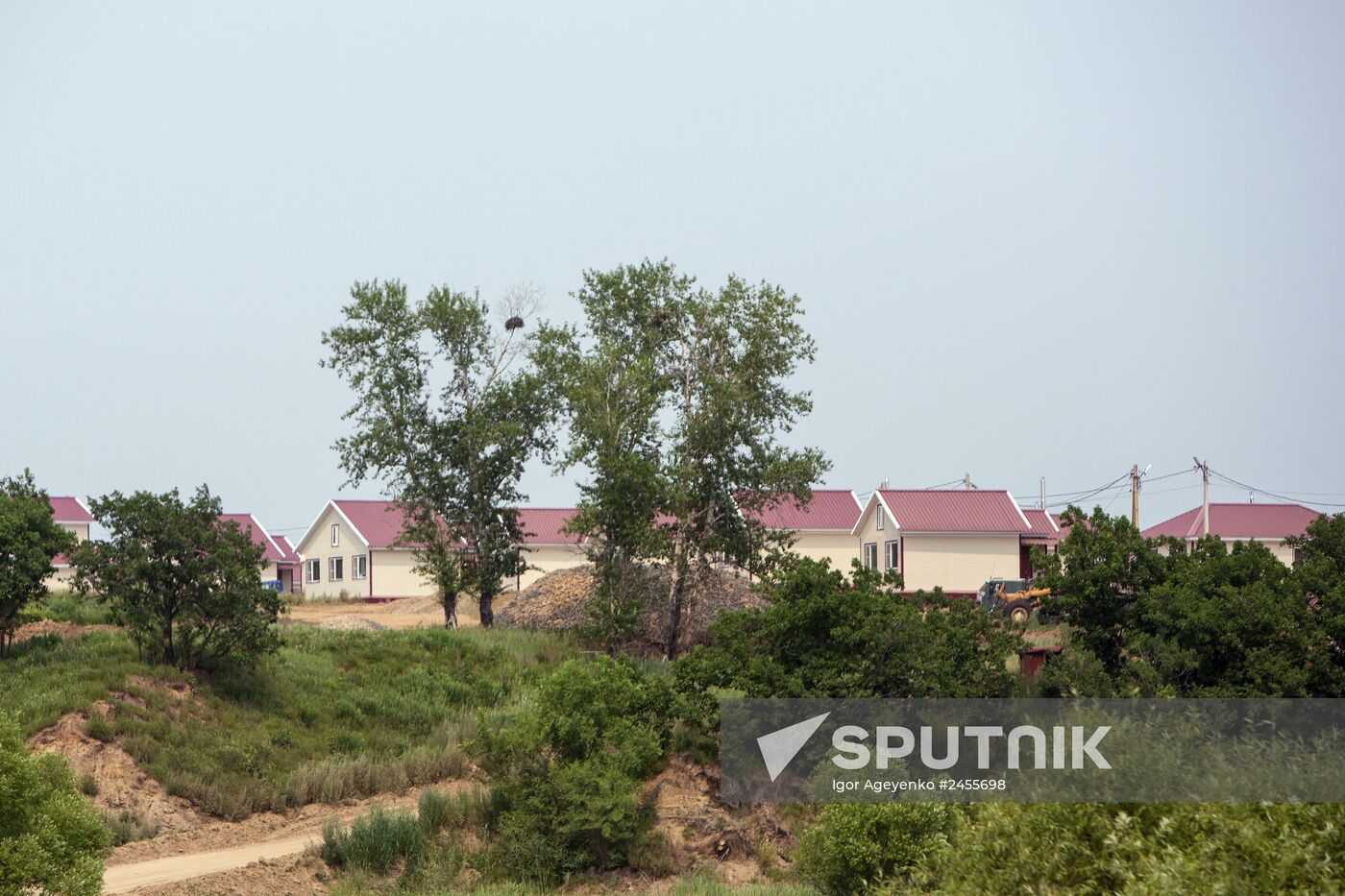 Houses built for flood victims in Amur Region