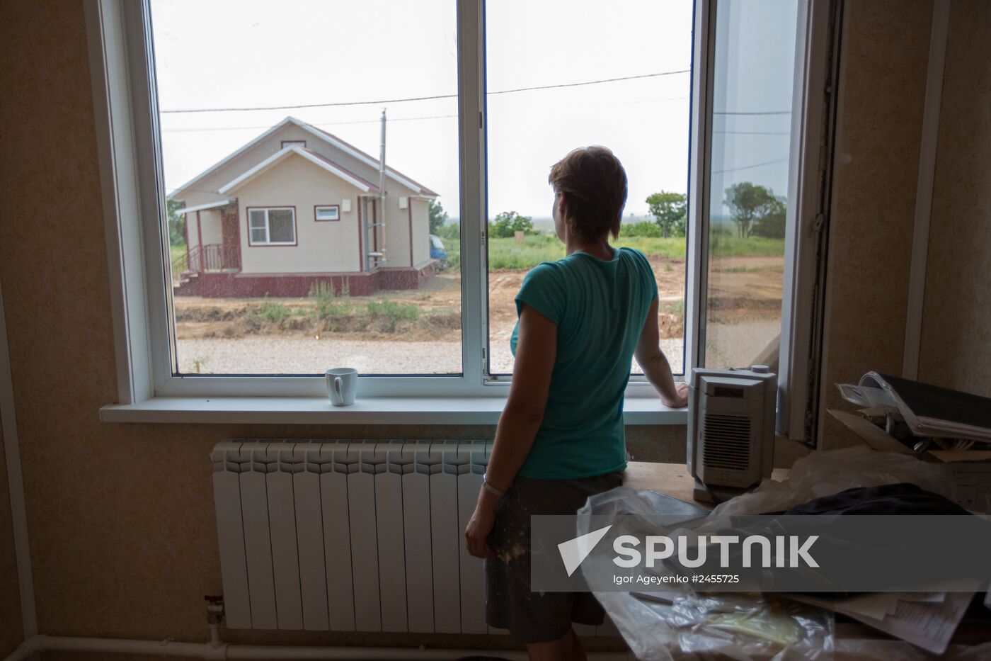 Houses built for flood victims in Amur Region