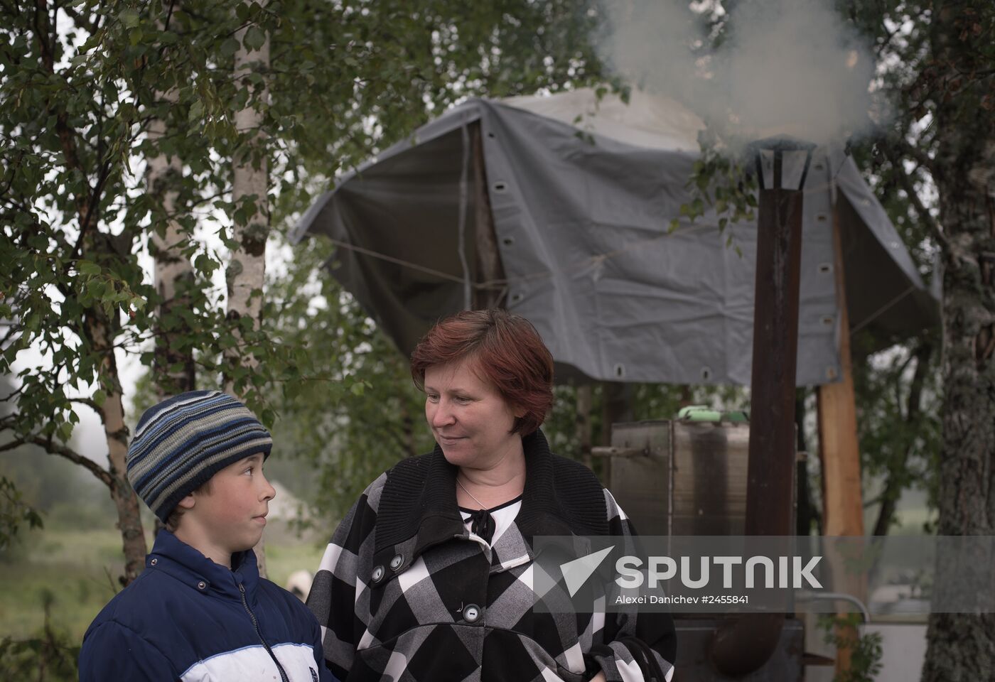 Ukrainian refugees in the Leningrad Region