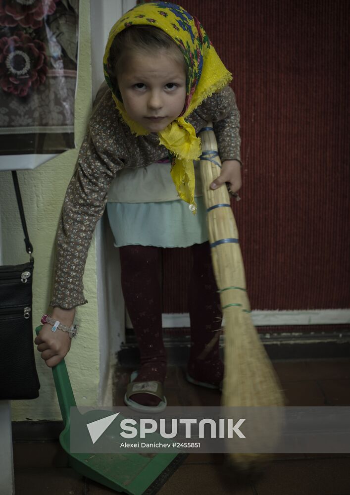 Ukrainian refugees in the Leningrad Region