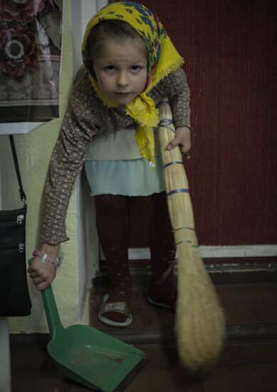 Ukrainian refugees in the Leningrad Region