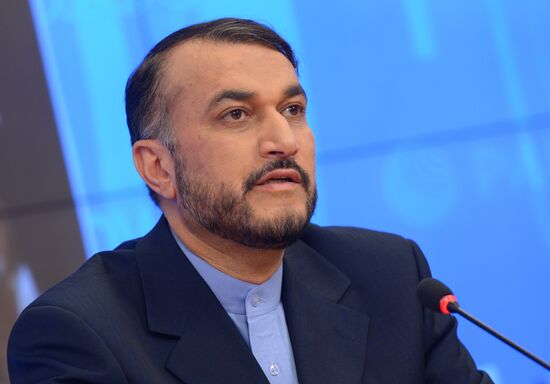 Press conference by Iran's Deputy Foreign Minister Hossein Amir-Abdollahian