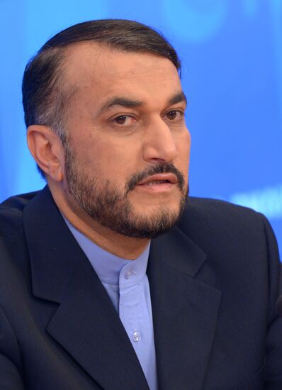 Press conference by Iran's Deputy Foreign Minister Hossein Amir-Abdollahian