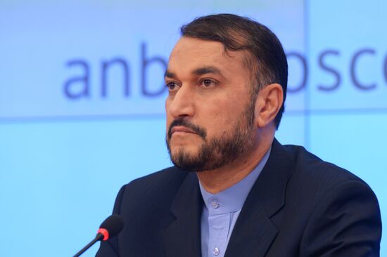 Press conference by Iran's Deputy Foreign Minister Hossein Amir-Abdollahian